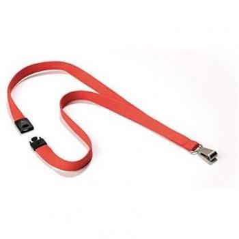 Durable 8127136 Textile Soft Lanyard - Coral