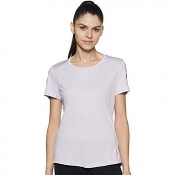 adidas Own The Run tee Camiseta de Manga Corta, Mujer, Purple Tint, L