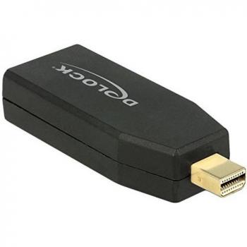Adaptador DeLock Mini DisplayPort 1.2 a HDMI 4K Activo Negro