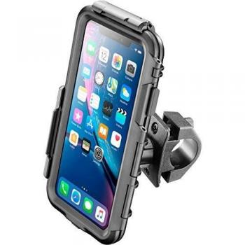 Interphone CellularLine SMIPHONEXR | Soporte para Moto - iPhone XR, Negro