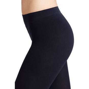 Falke Warm Deluxe 80 Denier Opaque Tights - Marine, Size M-L