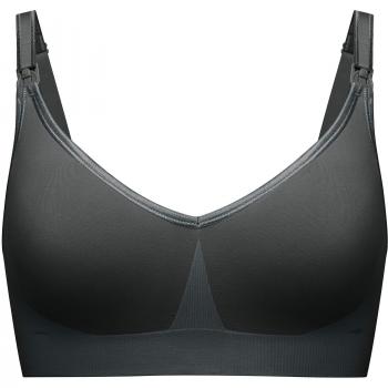 BRAVADO! DESIGNS Body Silk Sujetador de Lactancia sin Costuras y Brasier de Maternidad, Opaco, Negro, XXL Mujeres
