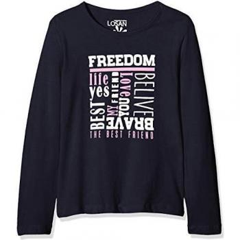 losan 826-1085AN Camiseta de Manga Larga, Azul