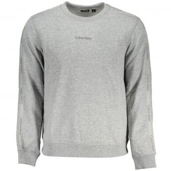Calvin Klein Sport Stripe Logo Gray Sweatshirt - XL