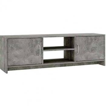 Meuble TV Gris cement 120 x 30 x 37,5 cm Aggloméré
