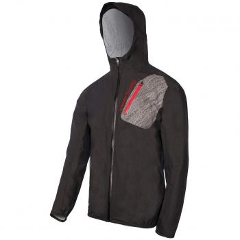 TRANGO PC007985 Chaqueta, Hombre, Negro/Rojo, M