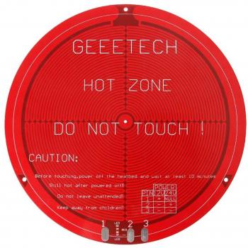 Hobbypower redondo PCB calor cama dpa-06724 para RepRap impresora 3d Delta Rostock Mini