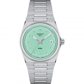 Tissot PRX 35mm Unisex Watch Mint Green T137.210.11.091.00