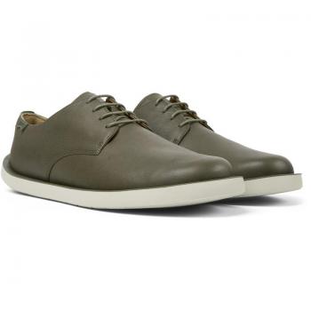 CAMPER Wagon Casual Men’s Shoes - Green, Size 39, Smooth Leather