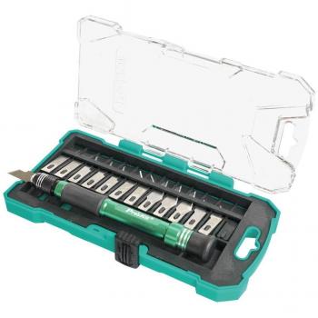 Estuche Cutters Aluminio 13 Cuchillas Hrv6658