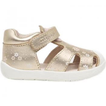 Sandalias de Niña Mayoral 41422 Oro con cierre de hebilla, plantilla acolchada, suela antideslizante y diseño elegante