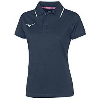Mizuno Women's Polo Shirt - Blue, 2XL