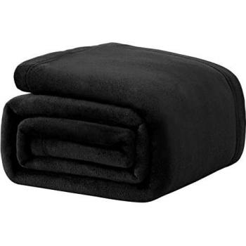 WAVVE Manta Franela Reversible 130x150 cm para Cama 80, Manta de Sofá 100% Microfibra, Suave, Caliente, Transpirable para Hogar, Oficina, Viaje