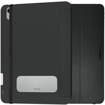 Funda Otterbox React Folio para iPad Air 11 (M2/5ª/4ª gen), ultradelgada, resistente a golpes, color negro