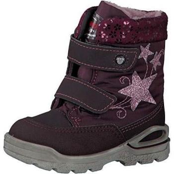 RICOSTA Pepino Girl Boots FINJA, Children's Winter Boots, Kids Outdoor Children's Shoes,Lambskin Boots,Lined,Waterproof,brombeer/Merlot,28 EU / 10 UK