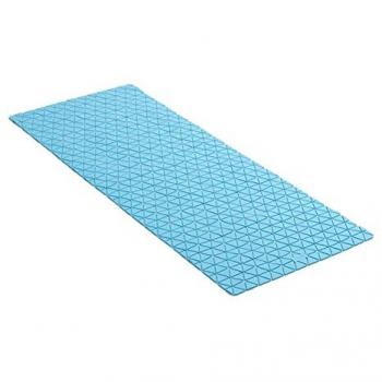 Alfombra de Baño Antideslizante Rectangular Diamond Azul 97 x 36 cm con Ventosas