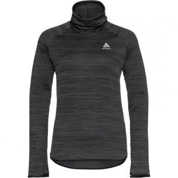 Odlo Sudadera Técnica de Correr Easy Warm para Mujer en Gris con Manga Larga