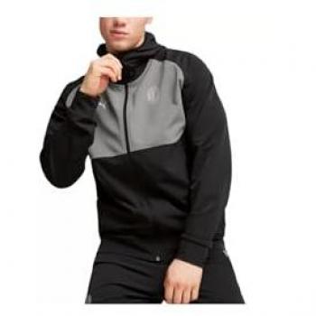 Chaqueta de chándal PUMA AC Milan 2024/25, negra y gris, talla M