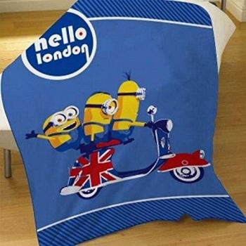 Minions Hello London Manta de Forro Polar