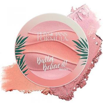 Physicians Formula Colorete en Crema Butter Believe It! Blush Pink Sands, fórmula expandible para un look natural con manteca de Murumuru, manteca de Cupuacu y Tucuma