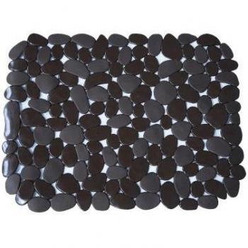 MSV Alfombra DE PVC para Fregadero-Chocolate, 40x31x0.5 cm