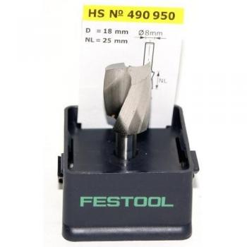 Fresa helicoidal HW para ranurar HS Spi S8 D18/25 - 490950