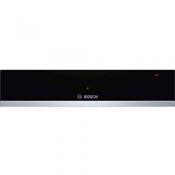 Cajón Calentador Bosch BIC510NS0, 60 x 14 cm, Acero Inoxidable, 23 L, 400 W, Regulación de Temperatura, Mecanismo Push-Pull