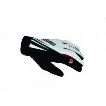 KinetiXx Uni - Guantes, tamaño L, color blanco / negro