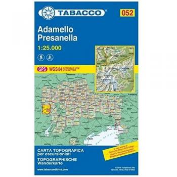 Mapa Topográfico Turístico Adamello - Presanella 1:25.000