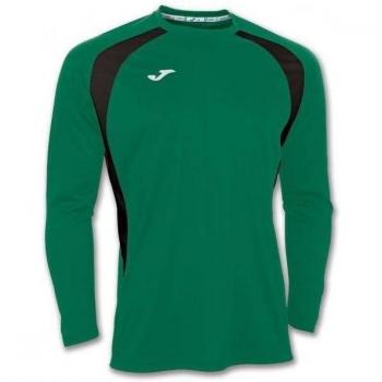 Joma 100015.451 - Camiseta de equipación de manga larga para mujer, color verde / negro, talla S