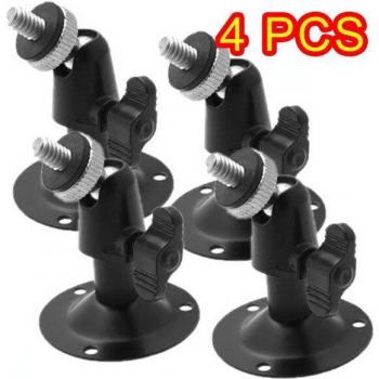 Soporte de montaje en pared para cámara de seguridad Pucker medio, 4 unidades