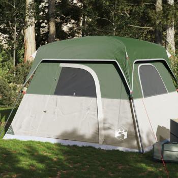 Tienda de campaña tipo cabina impermeable para 4 personas color verde