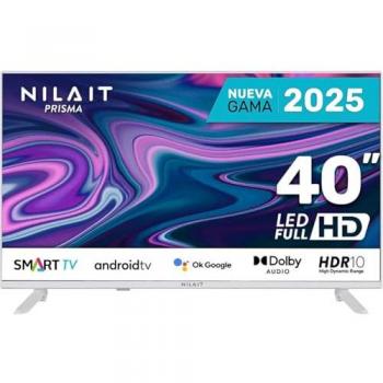 Televisor Inteligente LED Full HD 40 Nilait Prisma Sin Marco Blanco