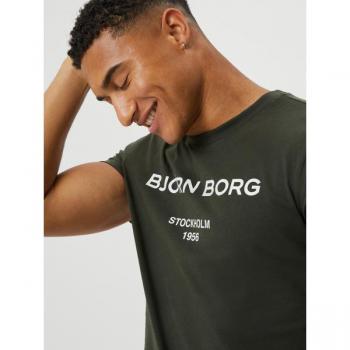 Björn Borg Borg Logo T-Shirt Green, Size L