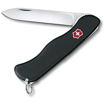 Navaja Victorinox Sentinel - Negro con 15 Funciones y Serrucho para Madera
