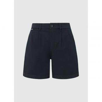 Pepe Jeans - Short de mujer estilo chino con pinzas delanteras, color marino, modelo Vania