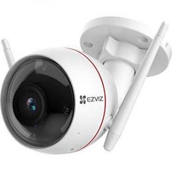 EZVIZ 2K Cámara de Vigilancia Exterior Wifi 4MP IP Cámara Bala de Seguridad con Visión Nocturna en Color, Audio Bidireccional, Detección de Movimiento, IP67, C3W Pro