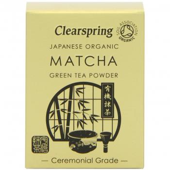 Clearspring Organic Japanese Matcha Green Tea Powder Ceremonial Grade 30 g