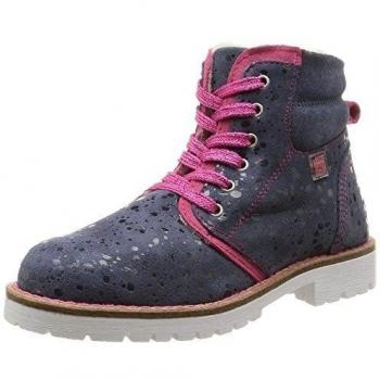 Agatha Ruiz De La Prada 151960 - Botas de cuero para niña, color azul, talla 29