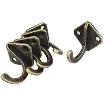 Metal Base rebosadero cromado gancho individual perchas percha 5 piezas