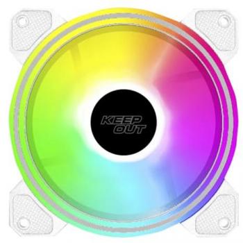 Ventilador de CPU ARGB KEEP OUT XFC-120DRW Blanco 120mm