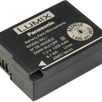 Panasonic DMW-BLC12 Lithium-Ion Battery 7.2V 1200mAh for select LUMIX Cameras