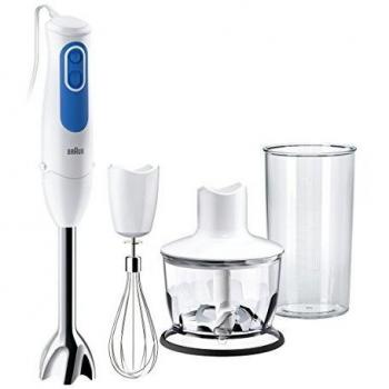 Braun MQ3035WH Batidora de Brazo Metálico, 700 W, Blanco