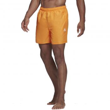 Traje de baño adidas naranja para hombre, ideal para playa y piscina