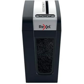 Rexel Secure MC4-SL Whisper-Shred Destructora de Papel con Microcorte P5, 4 Hojas, Papelera Extraíble de 14 L, Silenciosa y Compacta, 2020132