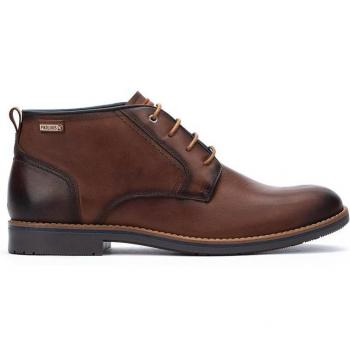 Botines de hombre de piel con cordones y plantilla extraíble