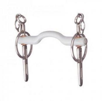 Kavalkade Beris Liverpool kandare con lengua arco Barra corta trajes, unisex, 12 cm, soft
