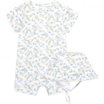 Conjunto de bebé niño de pelele y gorrito de algodón Carrement Beau Y30042