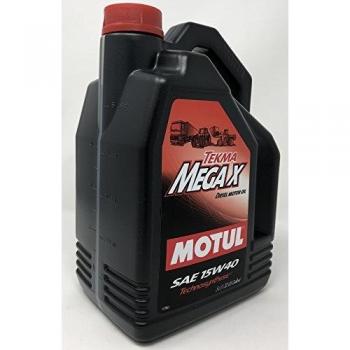Aceite de motor MOTUL Tekma Mega X 15W-40, 5 litros, compatible con VW, AUDI y MERCEDES-BENZ