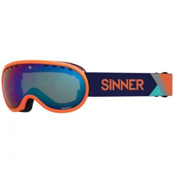 Sinner Vorlage M Ski Goggles Matte Orange Blue Mirror CAT3 Unisex